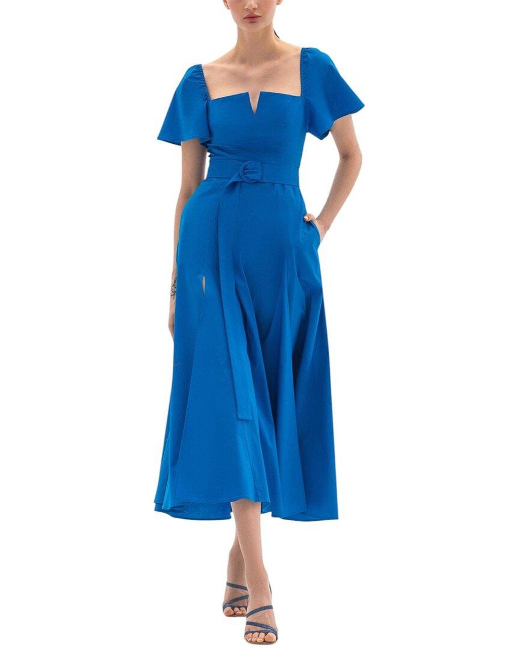 BGL Blue Midi Dress