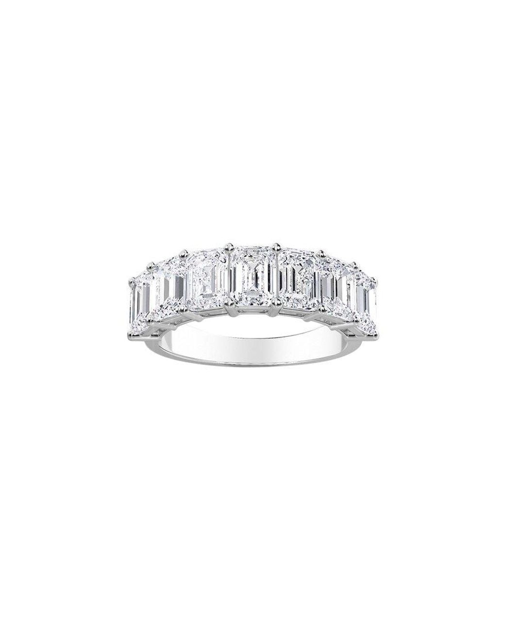 Diana M White Diana M. Fine Jewelry 14k 1.86 Ct. Tw. Lab Grown Diamond Half-eternity Ring