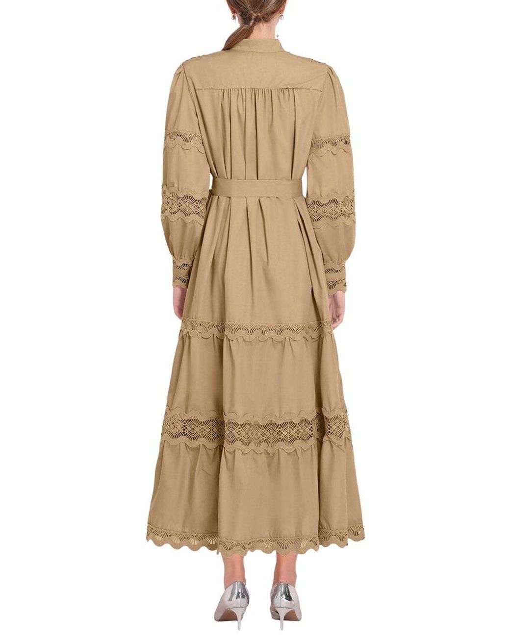 Kaimilan Natural Solid Midi Dress