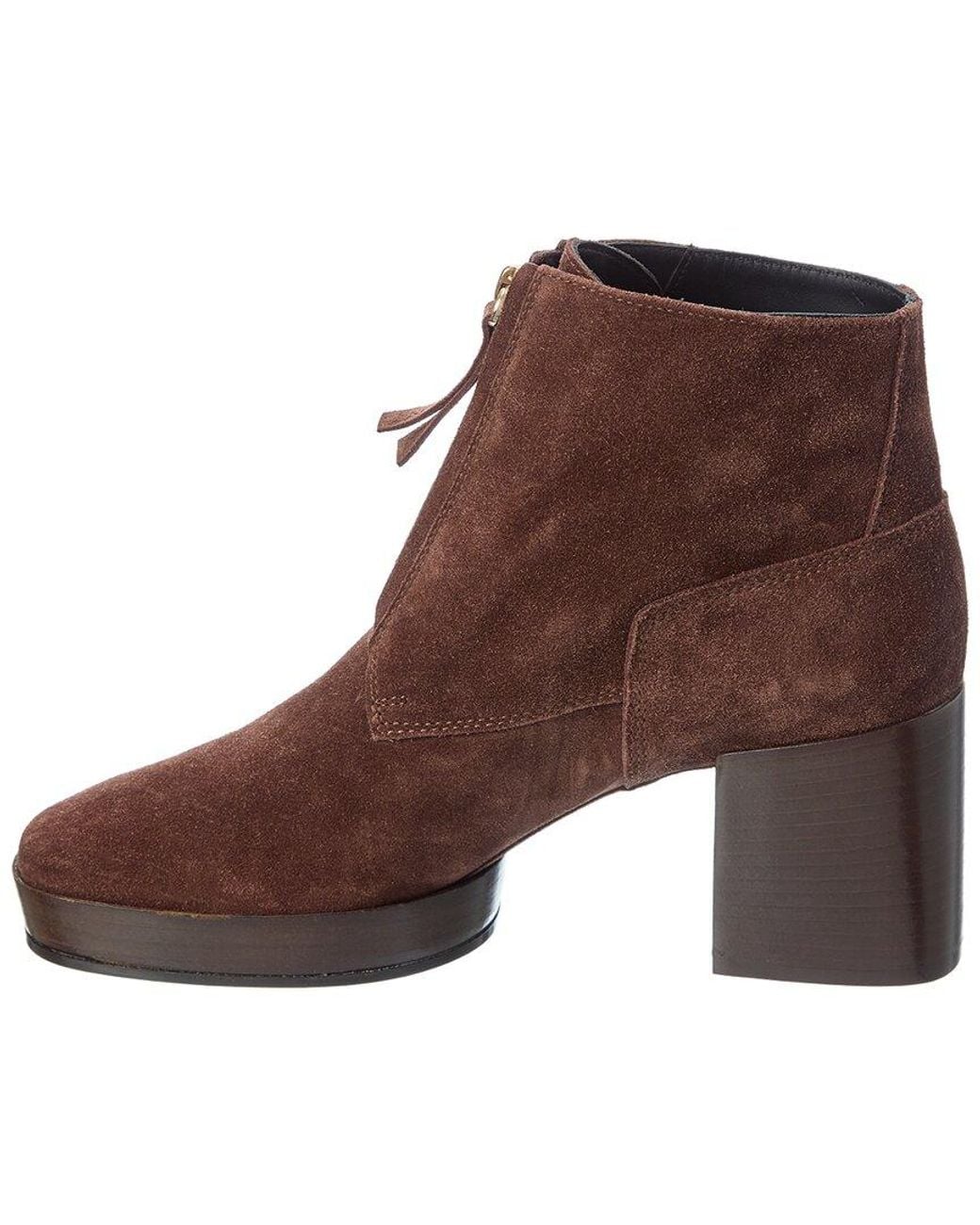 Tod's Brown Suede Platform Boot