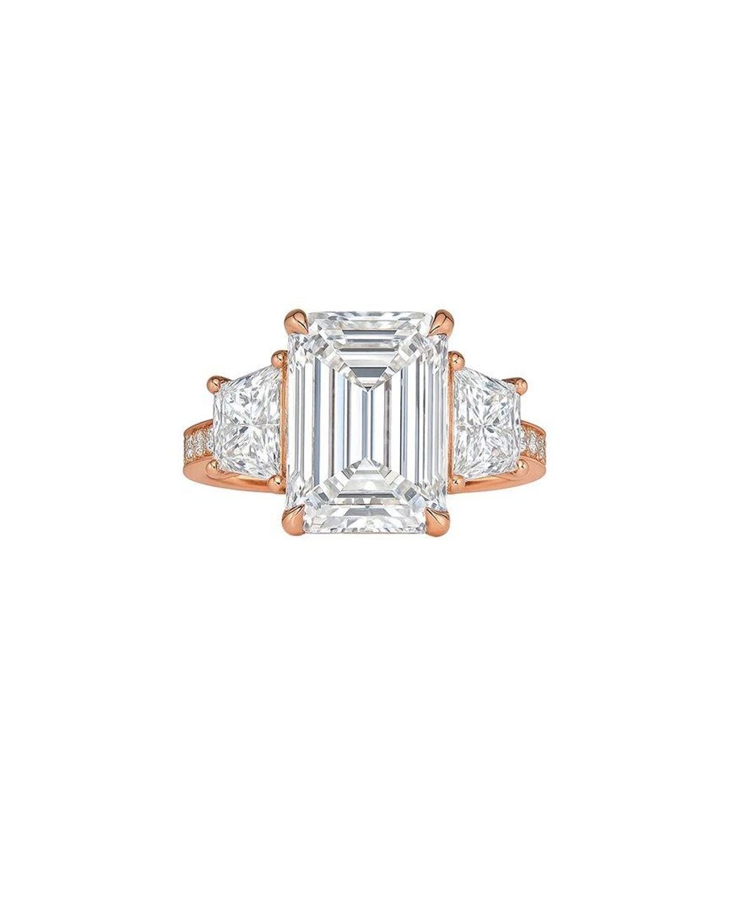Lab Grown Diamonds White 14K 6.20 Ct. Tw. Lab-Grown Diamond Ring