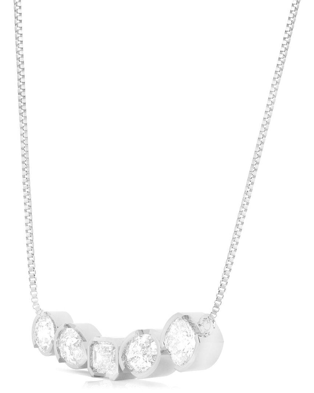 Amairah White 14K 5.00 Ct. Tw. Lab-Grown Diamond Necklace
