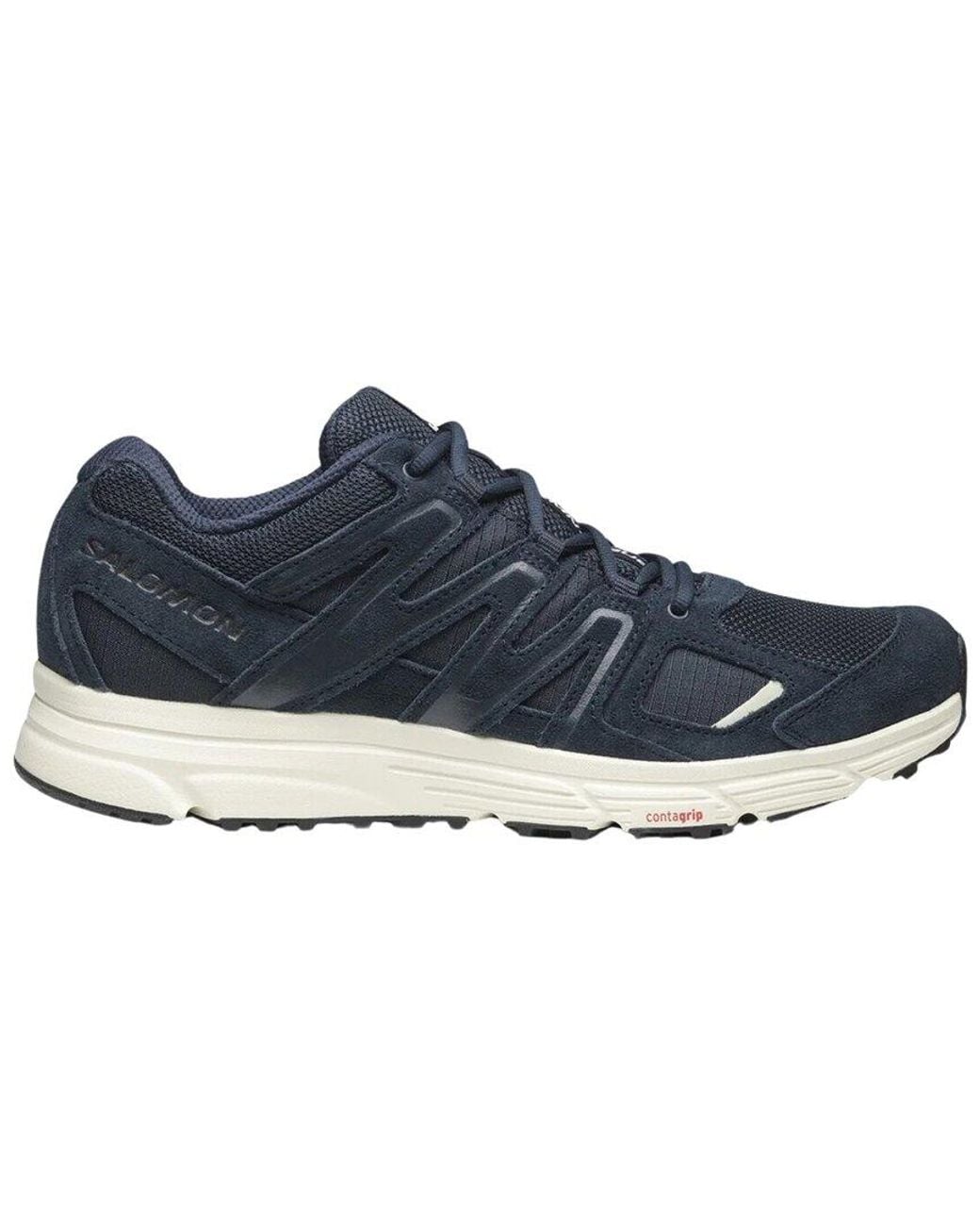 Salomon Blue X-Mission 7 Suede Sneaker