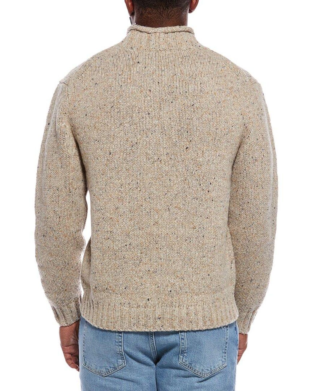Madewell Natural Donegal Wool & Alpaca-Blend Roll Neck Sweater for men