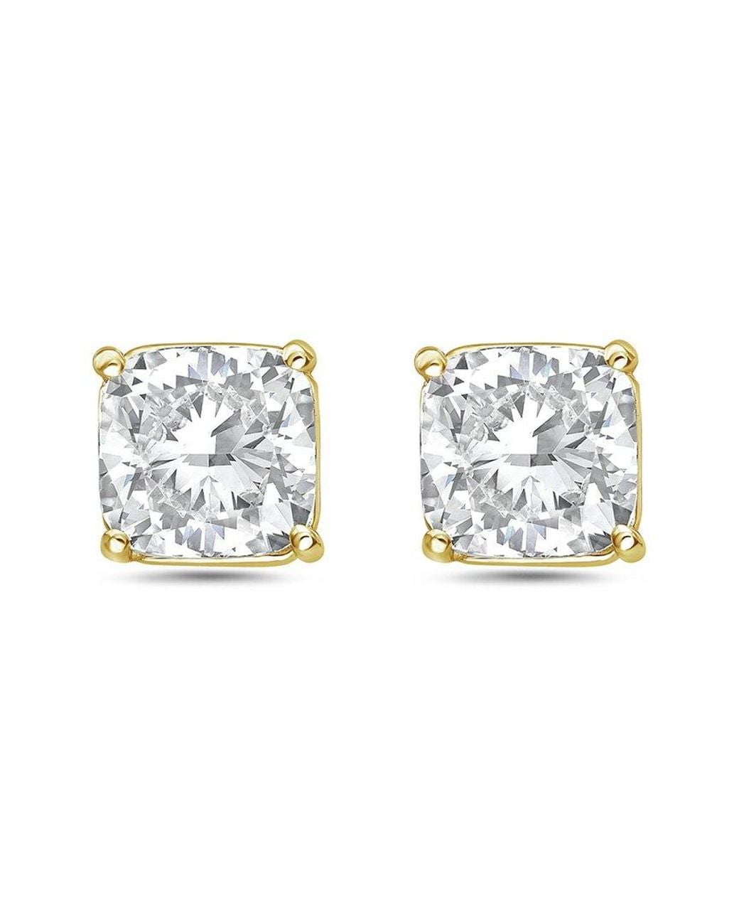 Diana M Metallic Diana M. 14K 4.50 Ct. Tw. Lab-Grown Diamond Stud Earrings