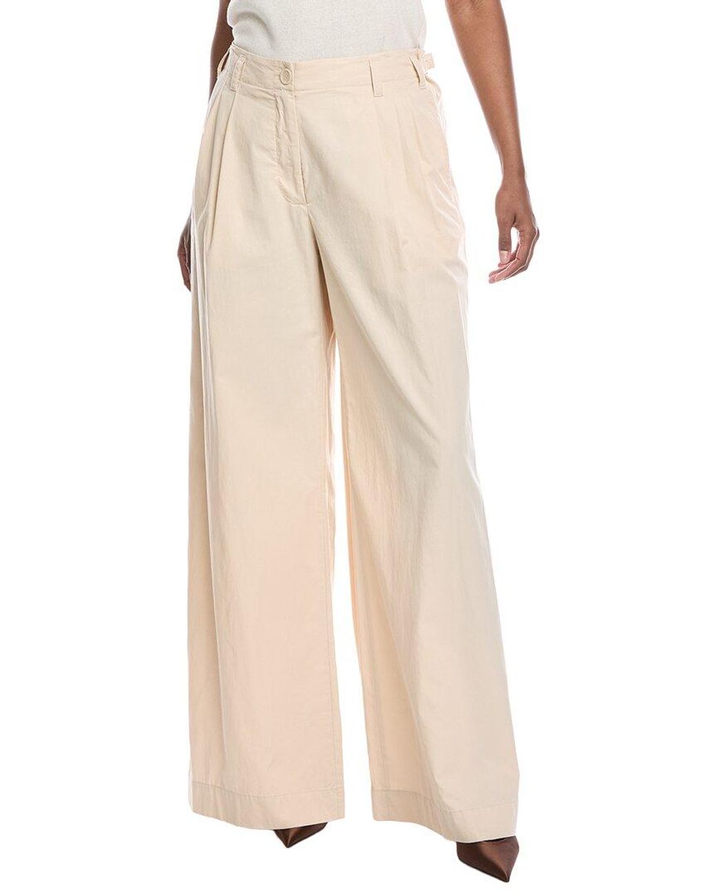 Jonathan Simkhai Natural Haydin Wide Leg Pant