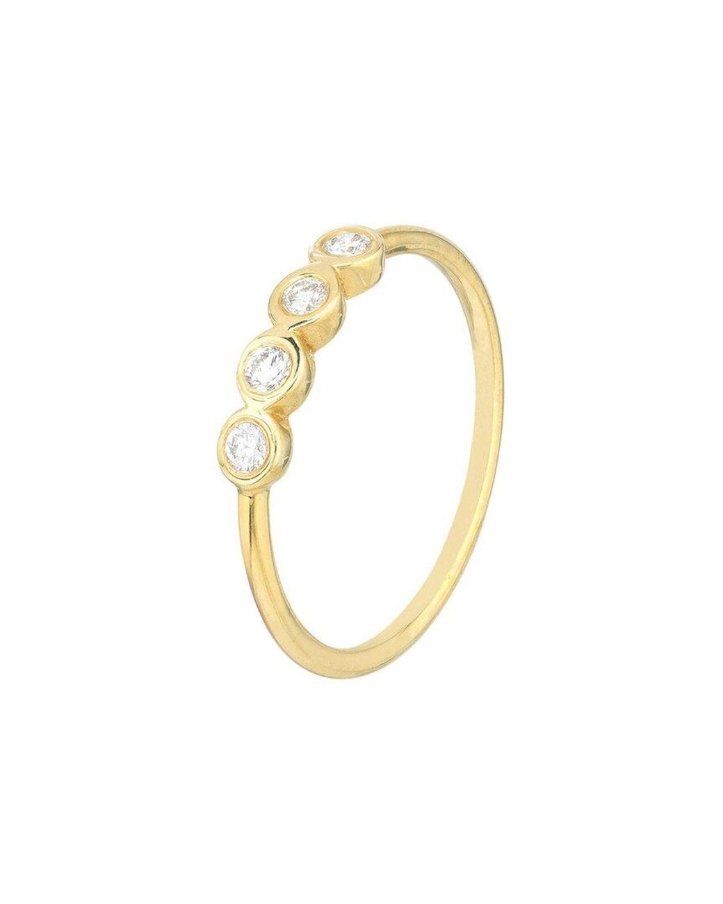 HAWLEY ST White 14K 0.12 Ct. Tw. Diamond Fashion Ring
