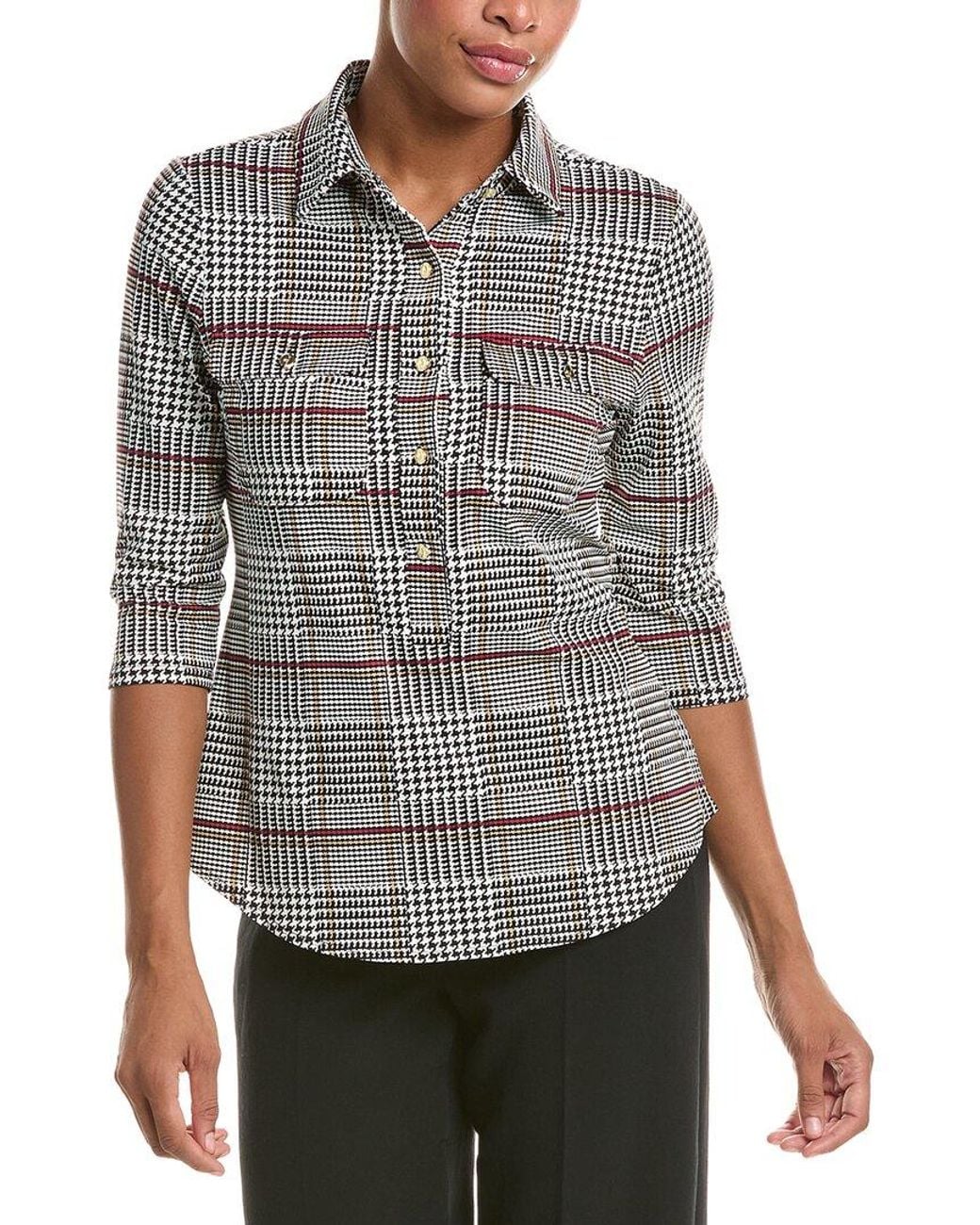 Jude Connally Gray Sylvia Top