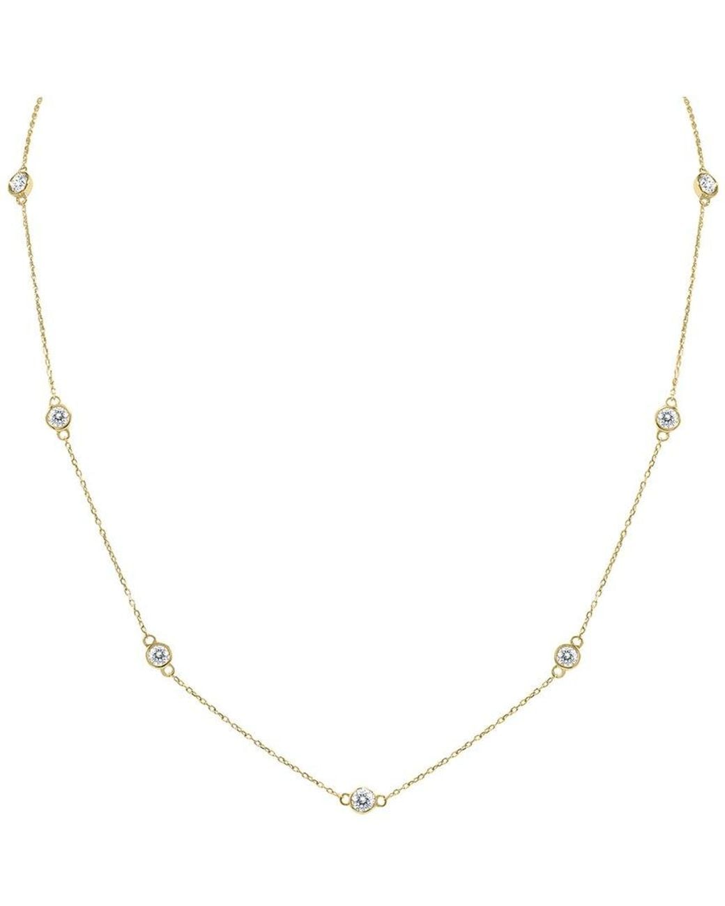Diamond Select Cuts Natural 14K 1.50 Ct. Tw. Diamond Necklace
