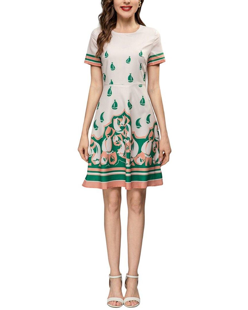 BURRYCO Mini Dress in Green | Lyst