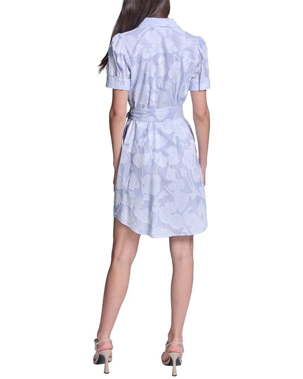 Karl Lagerfeld Blue Shirt Dress