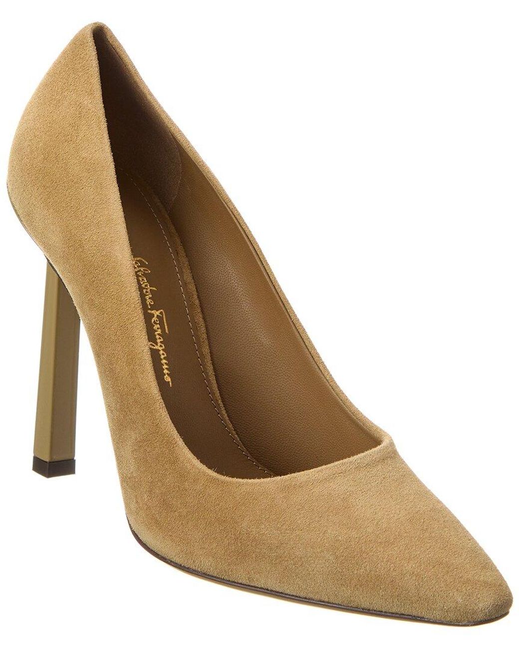 Ferragamo Metallic ‘Justina’ Pumps