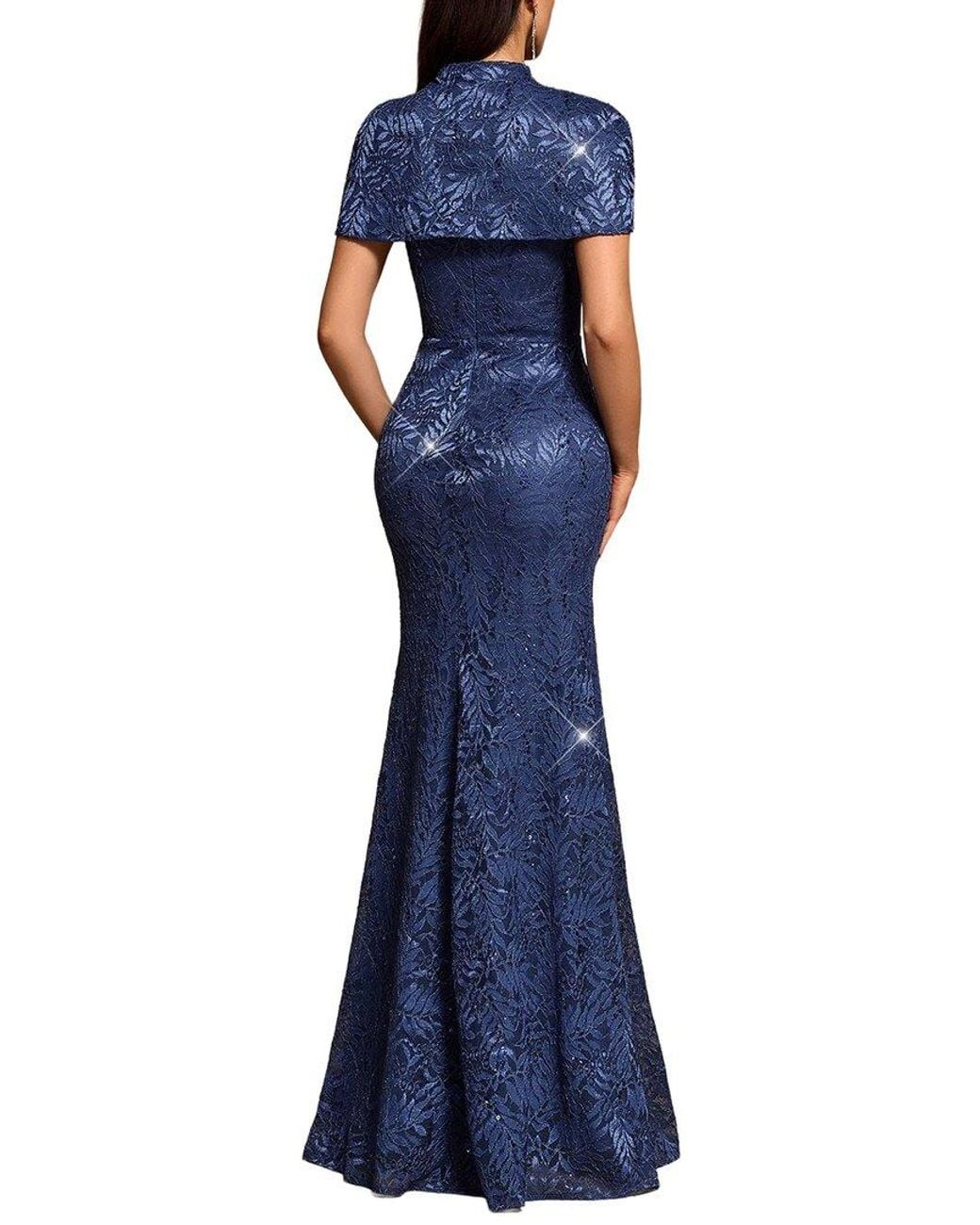 Luna Tuccini Blue Maxi Dress