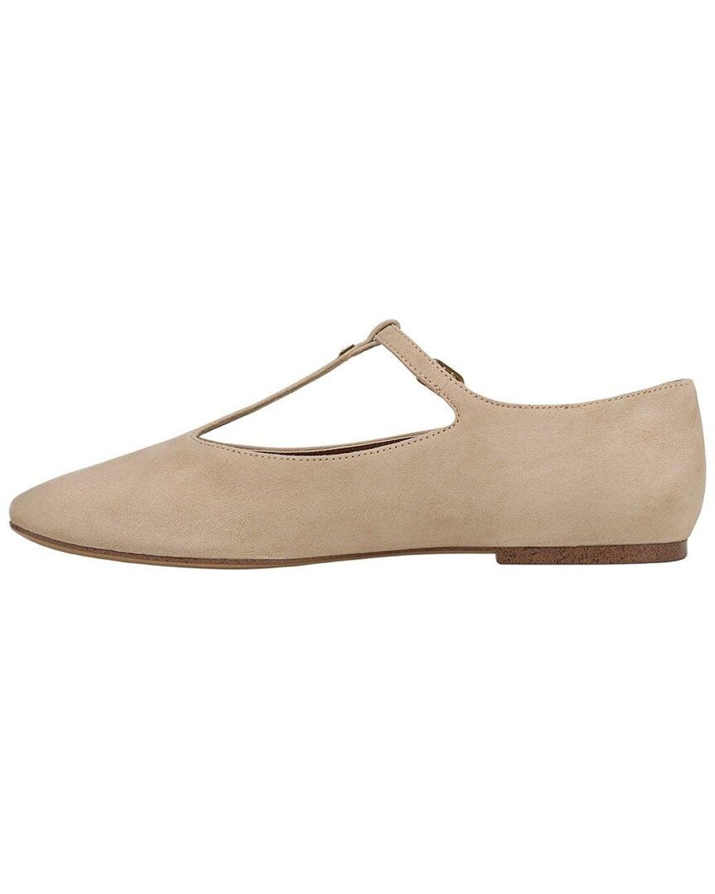 Franco Sarto White L-Marylee Suede Mary Jane