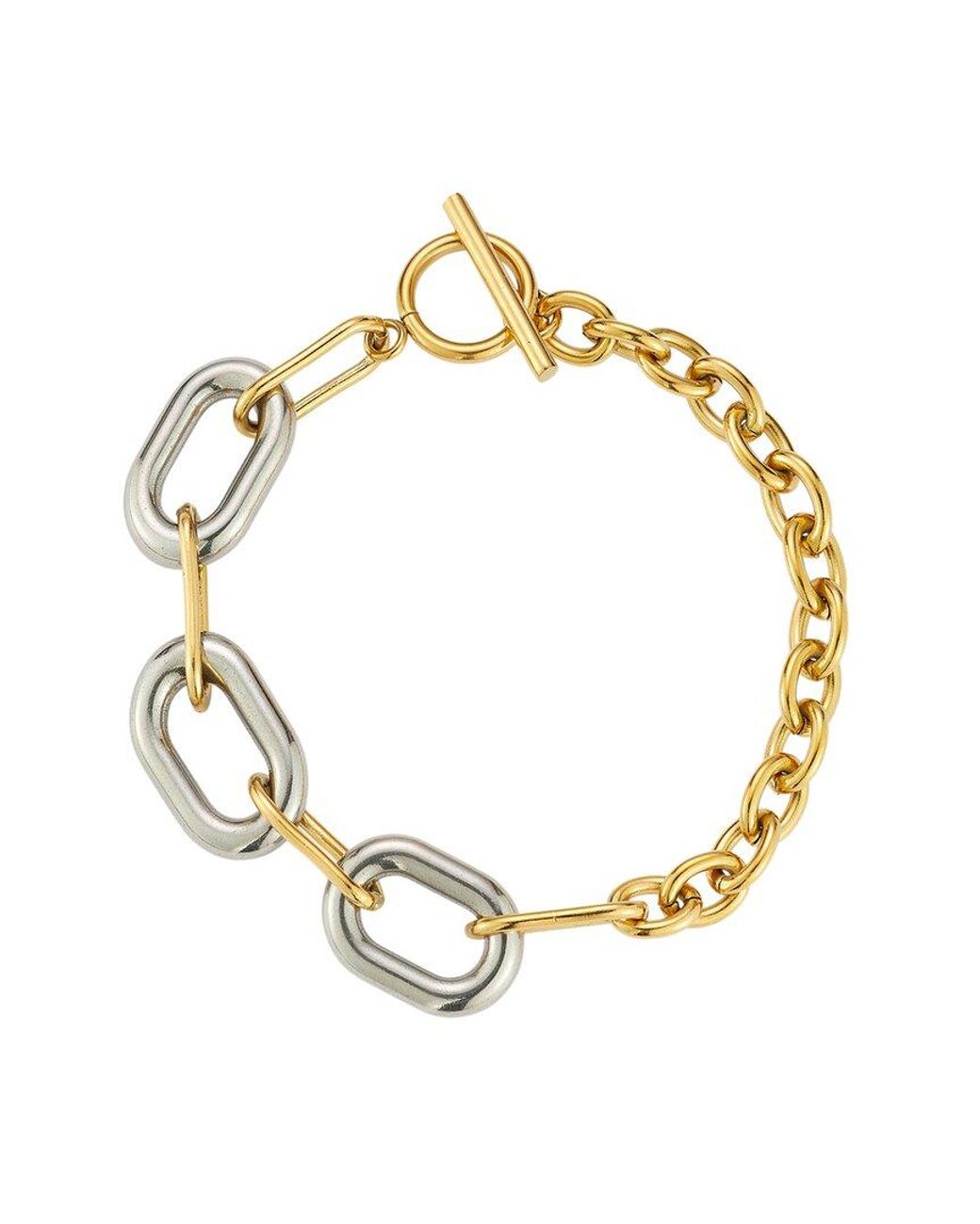 Glaze Jewelry Metallic Plated Toggle Bracelet