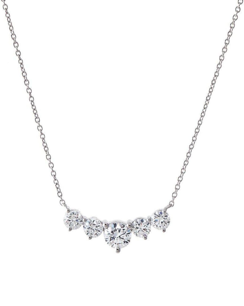 By Adina Eden Metallic 14K 1.04 Ct. Tw. Lab-Grown Diamond Necklace