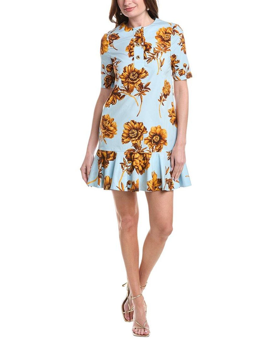 Oscar de la Renta White Shift Dress