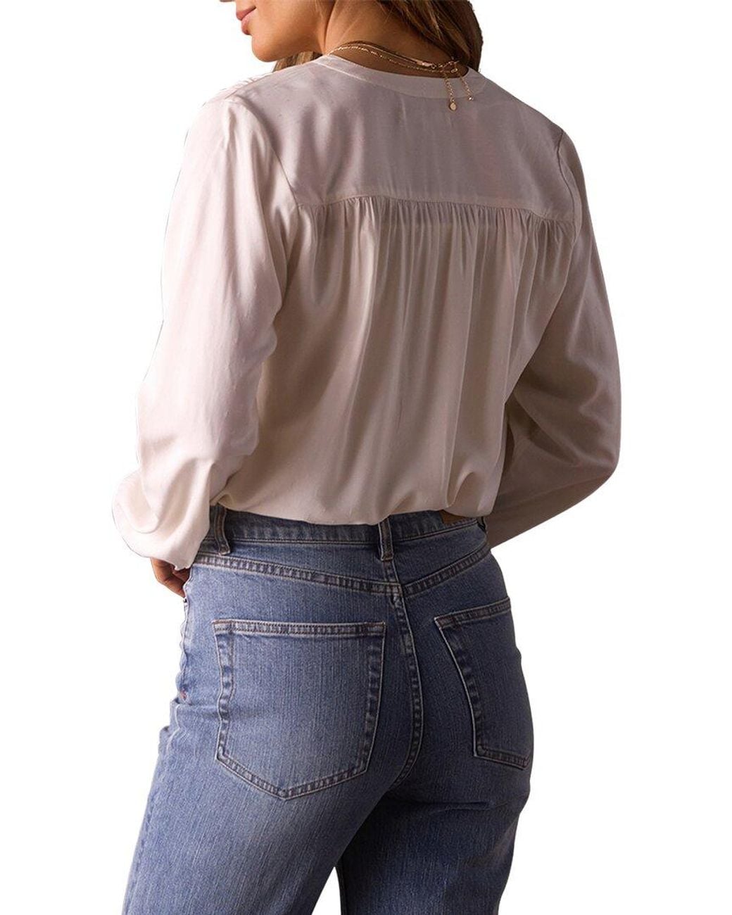 The Normal Brand White Charlotte Blouse