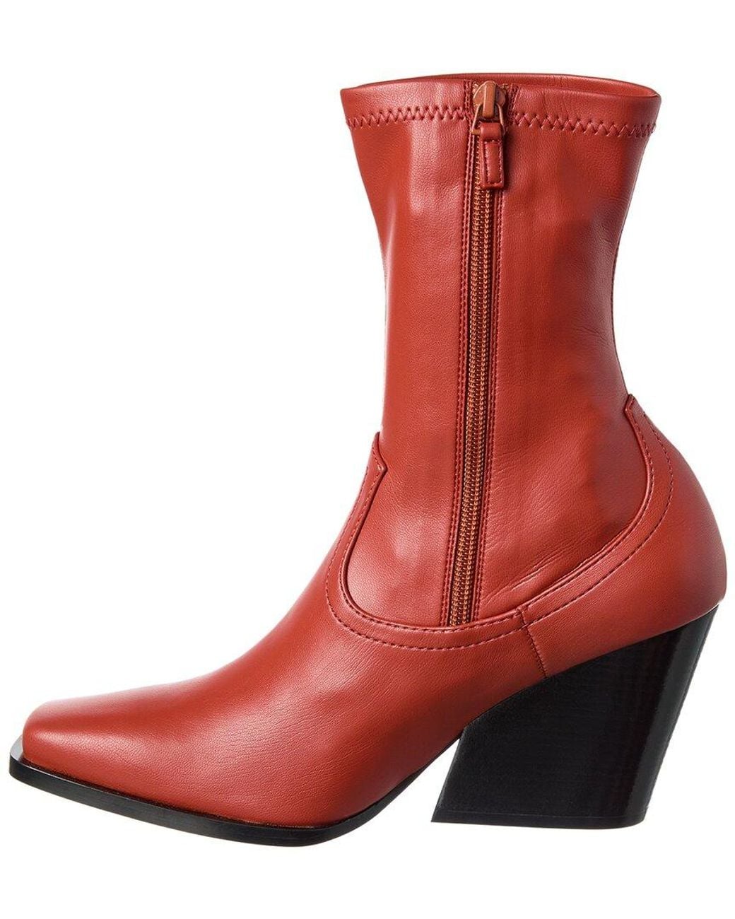 Stella McCartney Red Cowboy Boot
