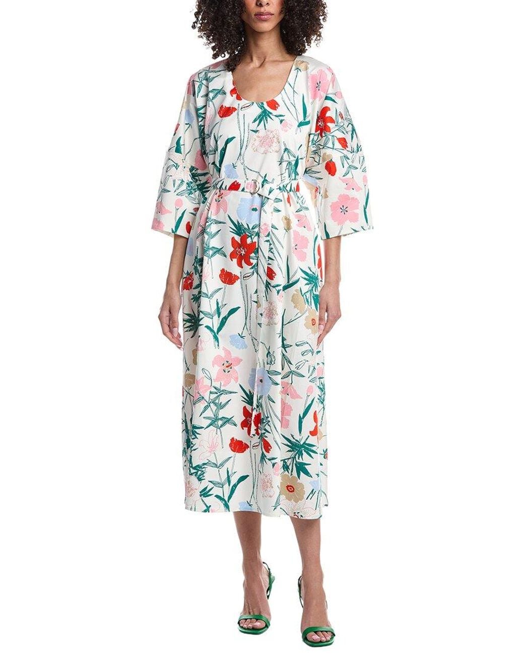 Marimekko White Hymy Perenna Maxi Dress