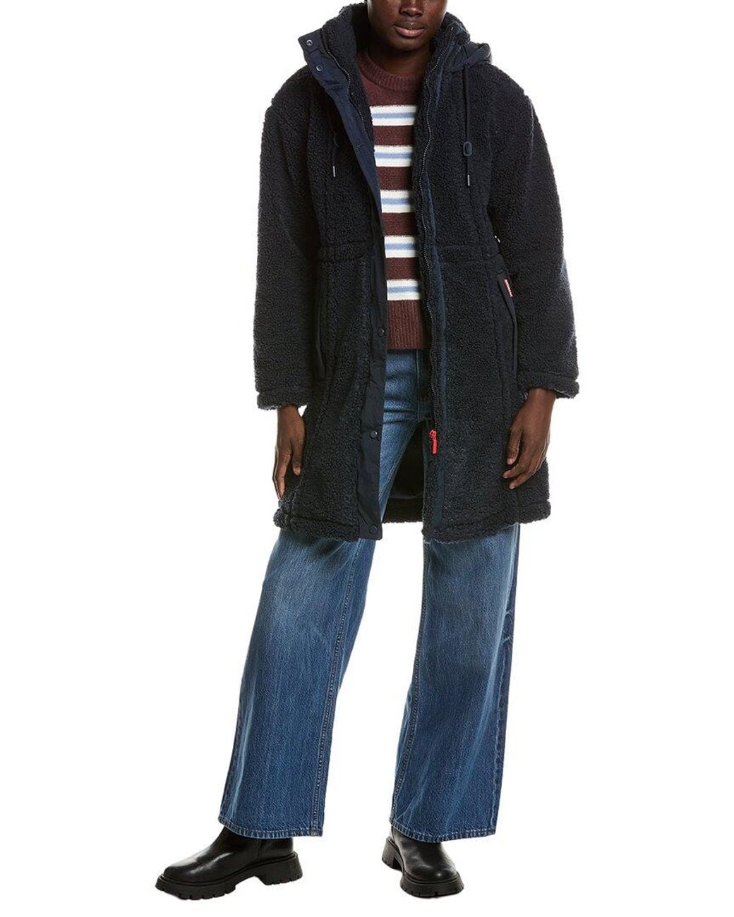 Hunter Black London Canvas Short Chic Lady Jacket