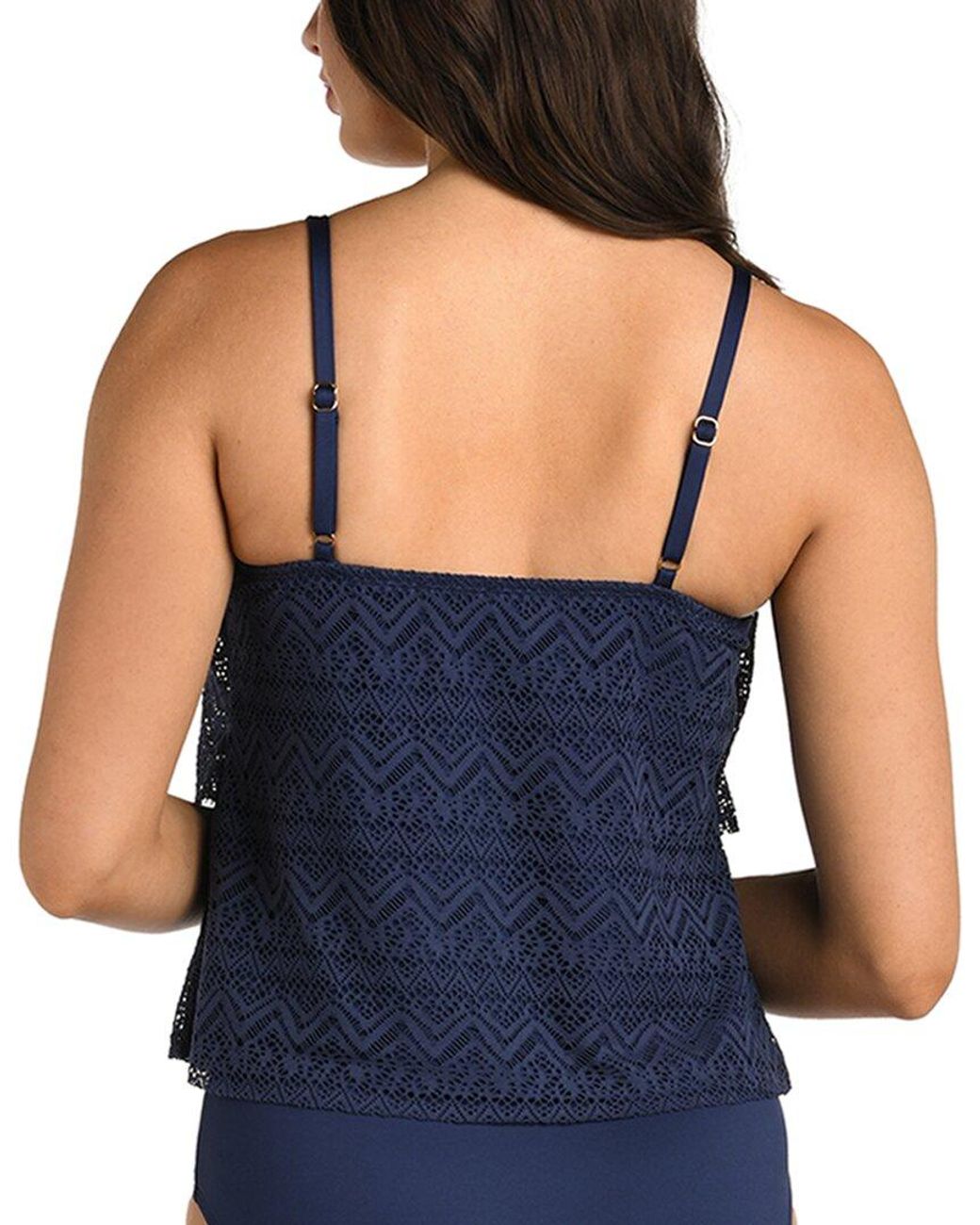 24th & Ocean Blue Cecily Tankini Top