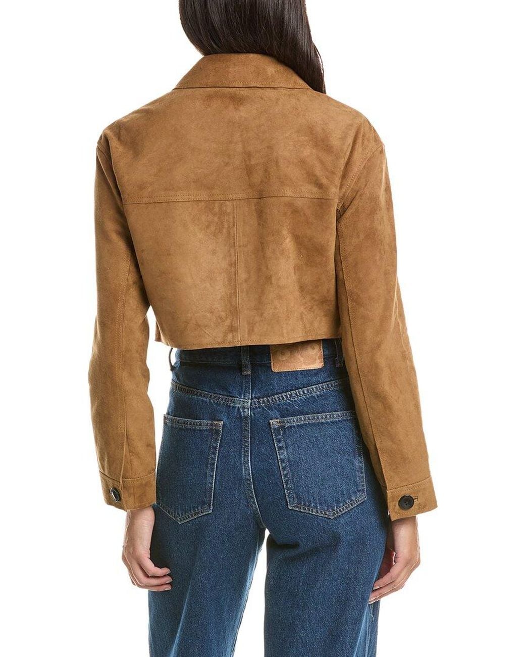 Walter Baker Blue Suzette Leather Jacket