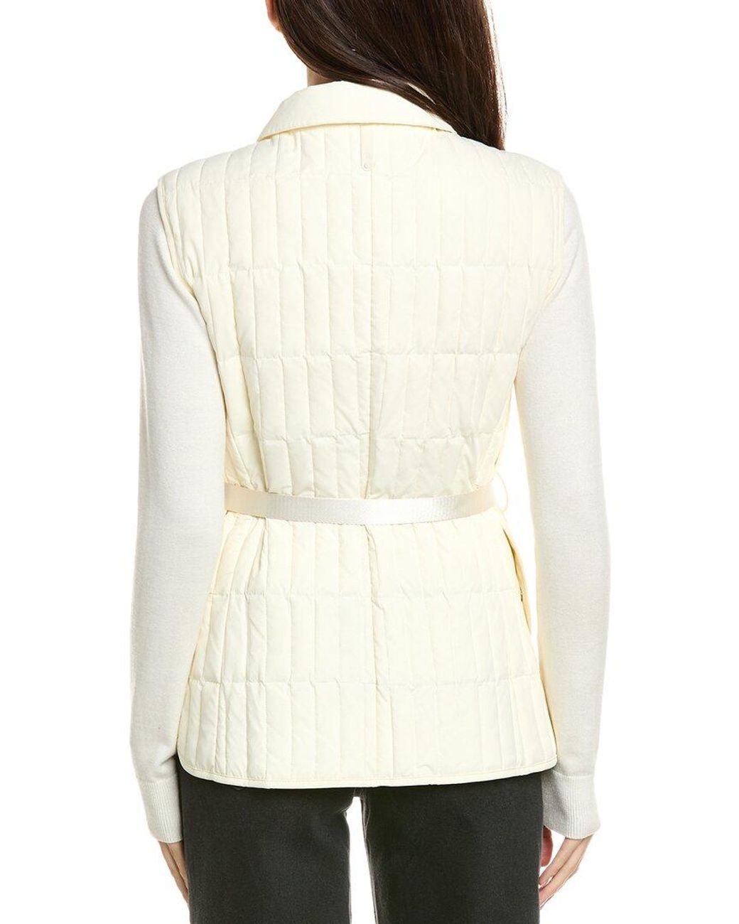 Mackage Natural Helia Light Down Vertical Quilted Vest