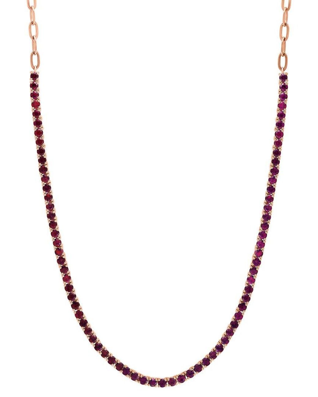 Effy Fine Jewelry Metallic 6.24 Ct. Tw. Sapphire Necklace