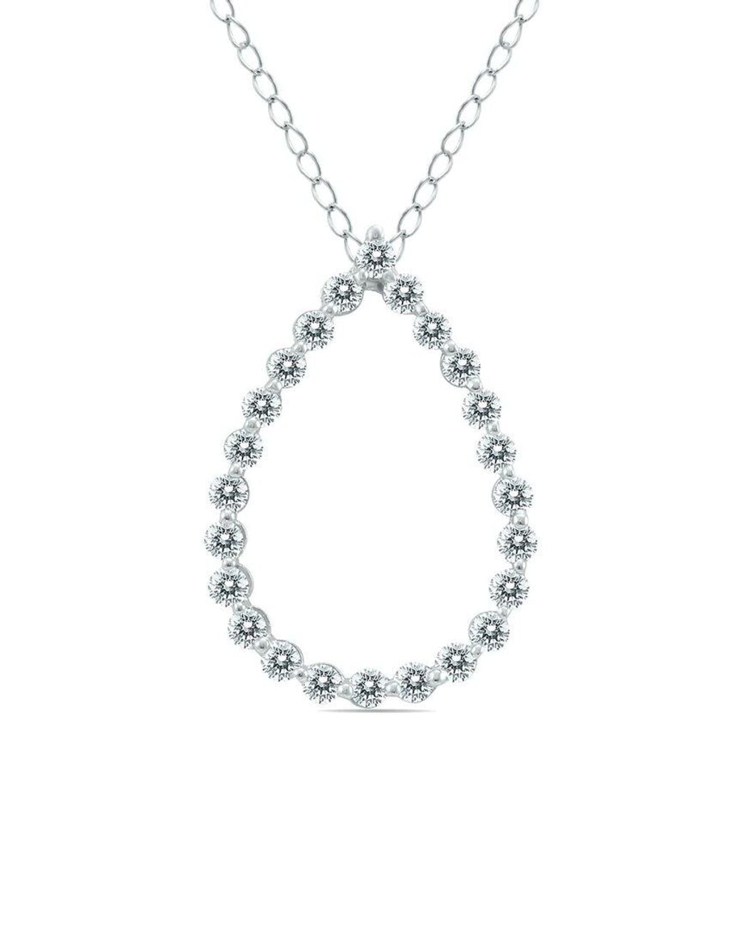 Diamond Select Cuts White 14K 0.46 Ct. Tw. Diamond Necklace