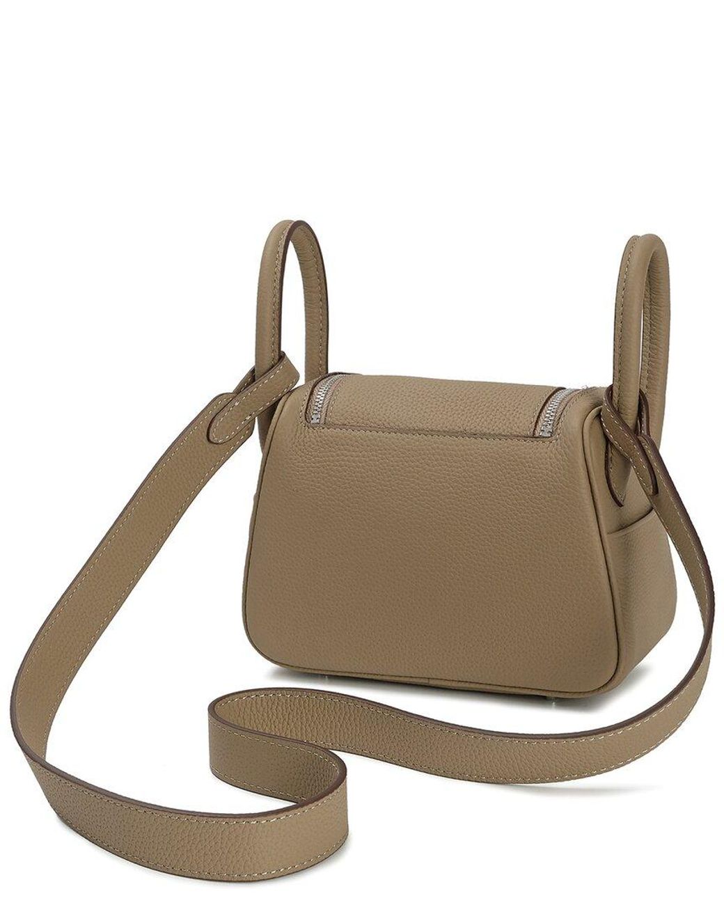 Tiffany & Fred Paris Brown Mini Leather Satchel