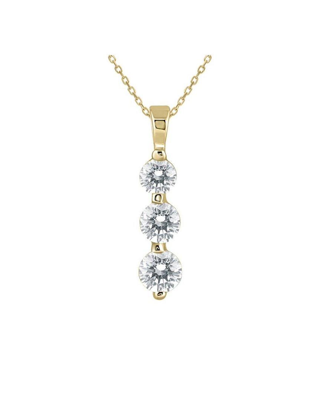 Diamond Select Cuts White 14K 0.96 Ct. Tw. Diamond Necklace