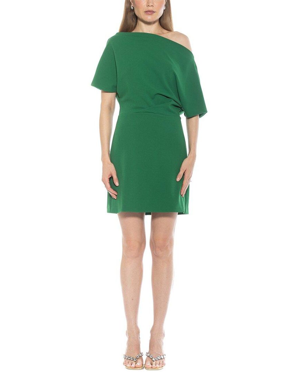 green emerald velvet dress Alexia Admor Women's Wrene Sheath Dress, Black, Xs
