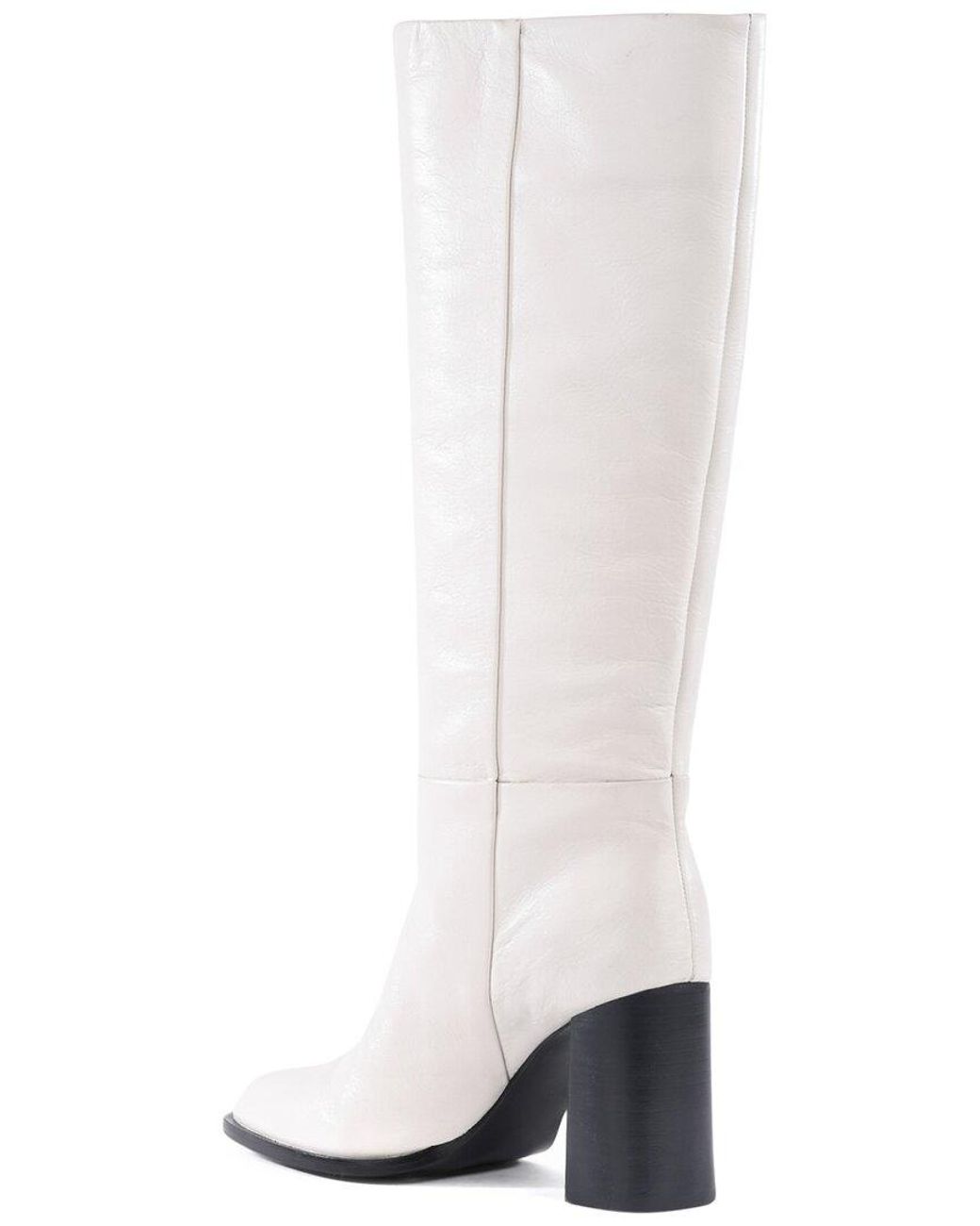 Seychelles White Push To Start Leather Boot