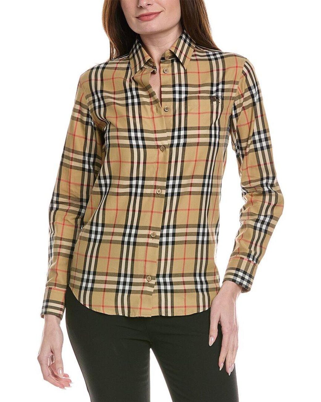 Burberry Natural Emma Check Shirt