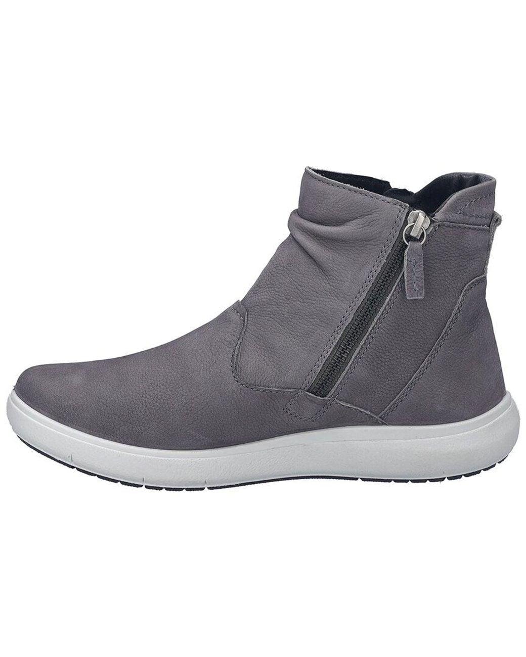 Josef Seibel Gray Megan 12 Leather Boot