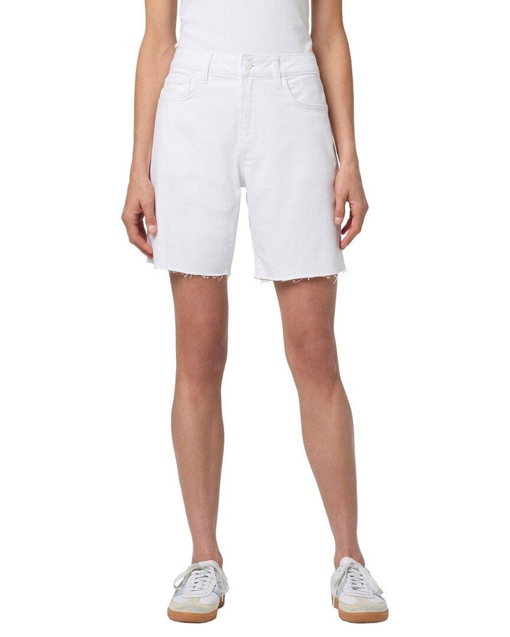 Joe's Jeans White Easy Bermuda Short