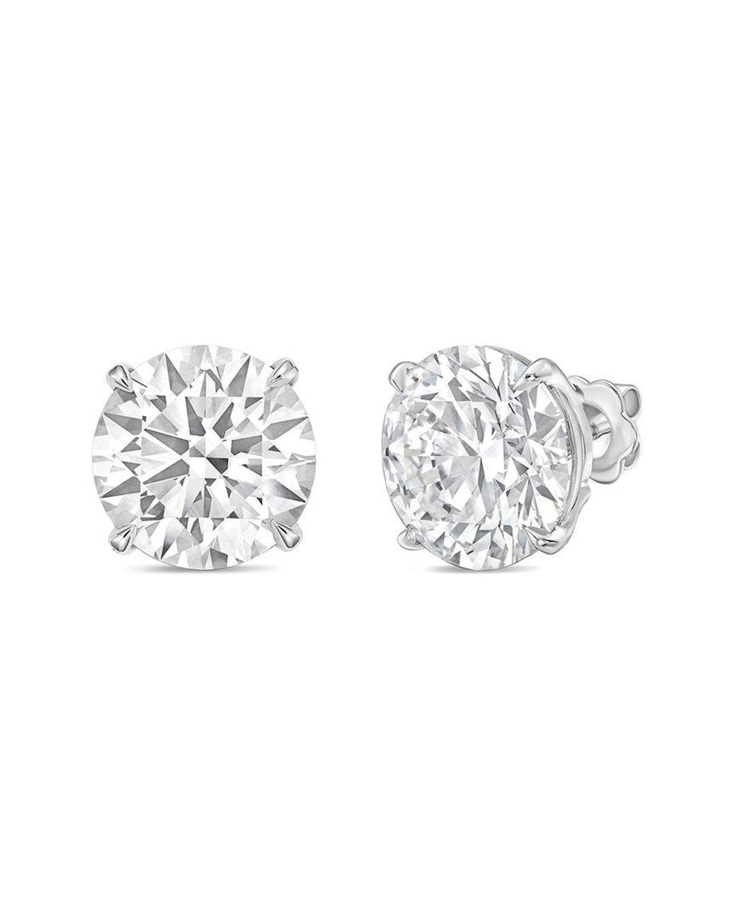 Diana M Metallic Diana M. Fine Jewelry 14K 8.00 Ct. Tw. Lab-Grown Diamond Studs