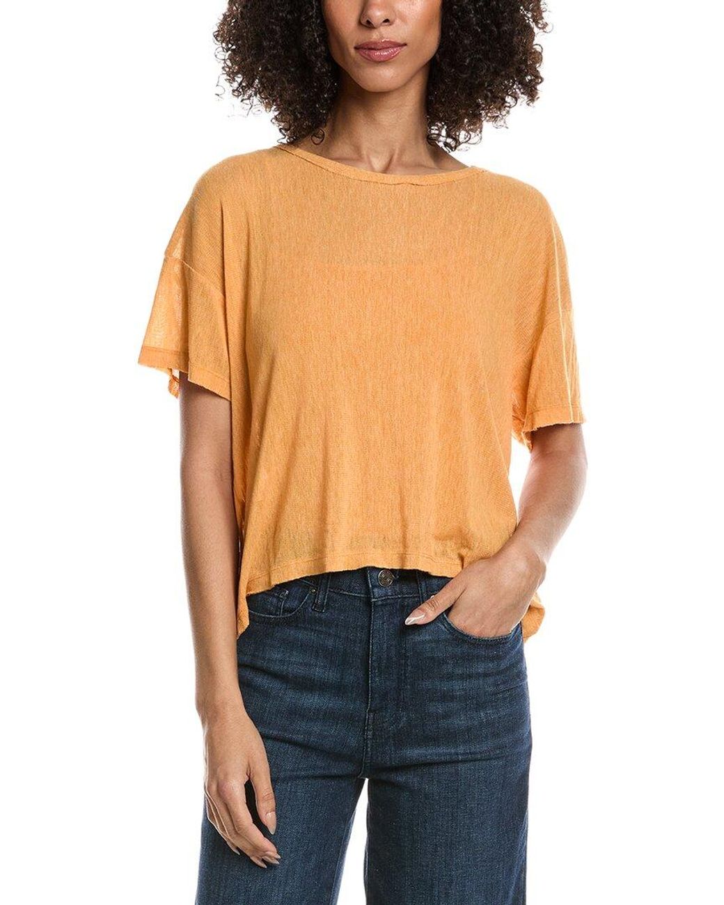 Project Social T Blue Dani Two-For Mesh T-Shirt