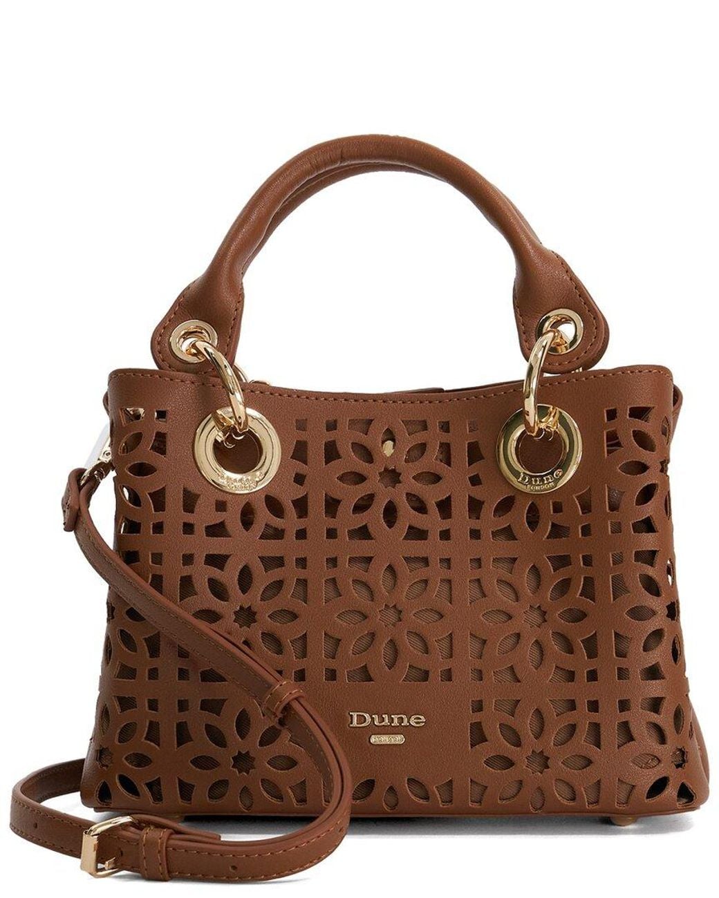 Dune Brown Diddydelaser Mini Laser Cut Tote
