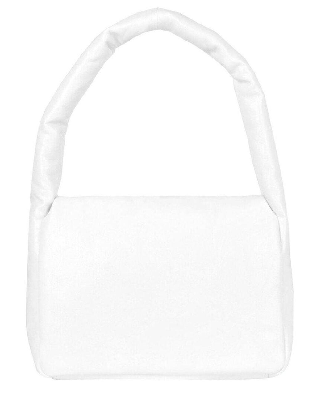 Balenciaga White Monaco Small Leather Sling Shoulder Bag