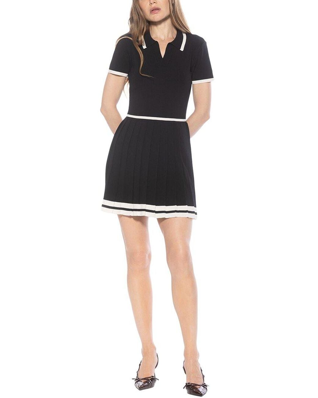 Alexia Admor Black Jasmine A-Line Dress