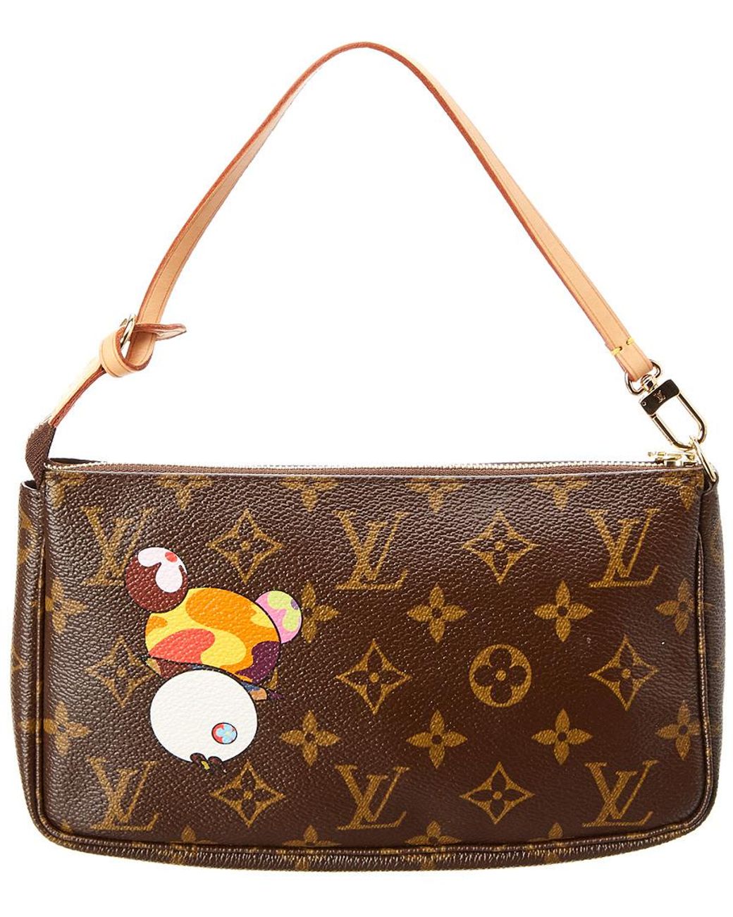 Louis Vuitton Monogram Panda Trotter M51241 Takashi Murakami Shoulder Bag