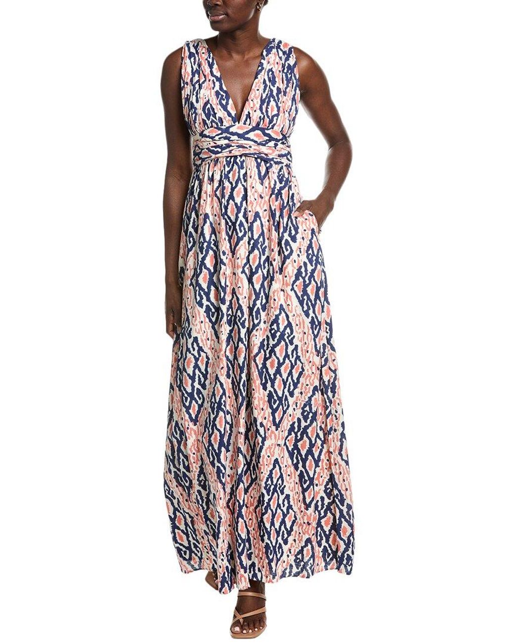 Garrie B Purple All Over Maxi Dress