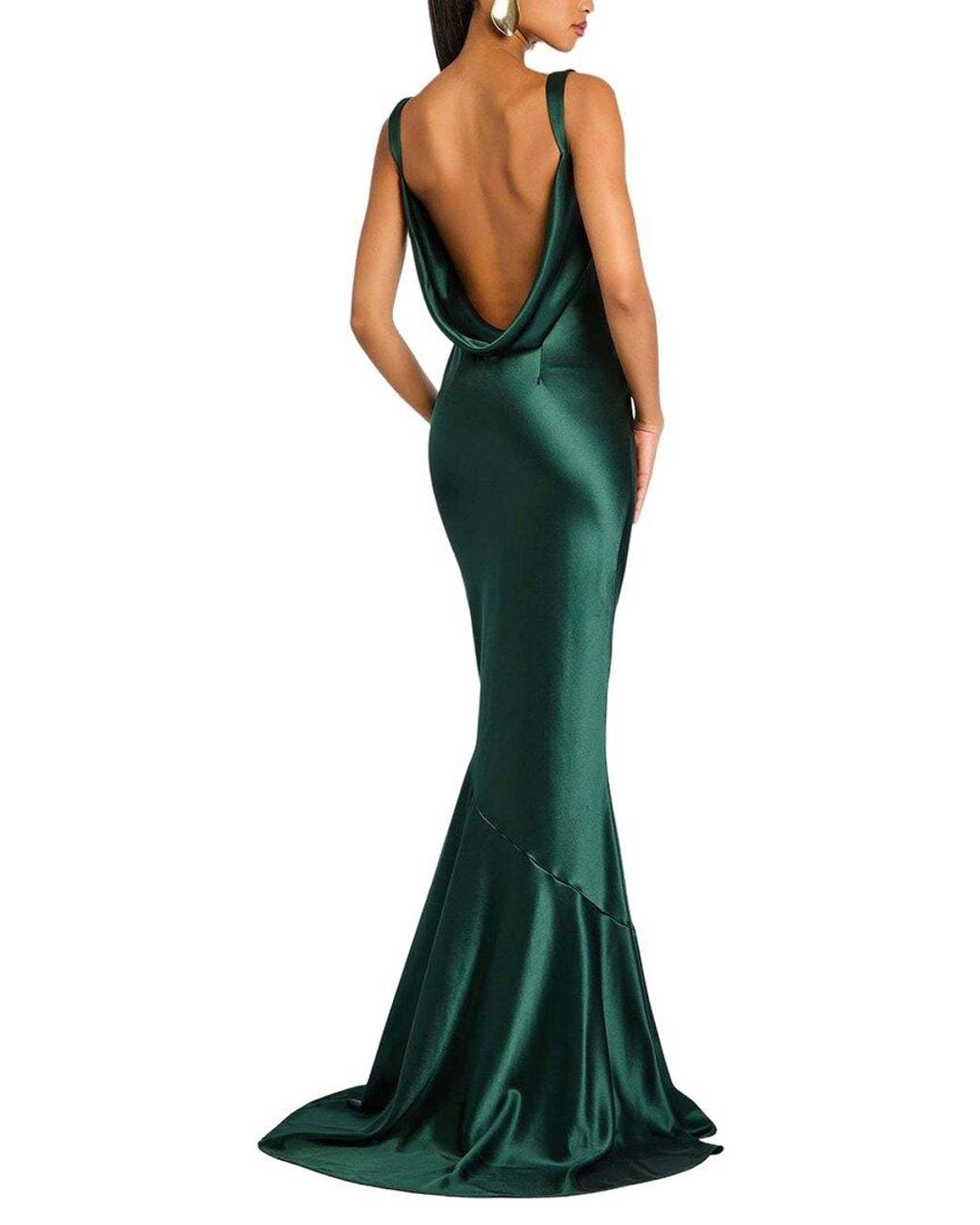 LOEY Green Embellished Maxi Dress