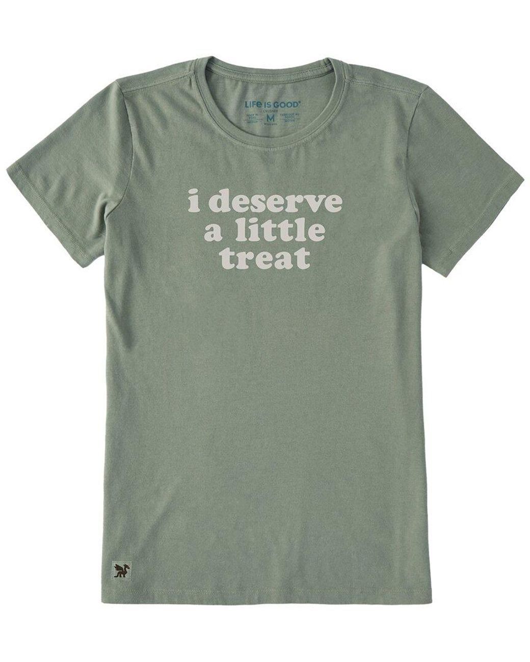Life Is Good. Green Crusher T-Shirt