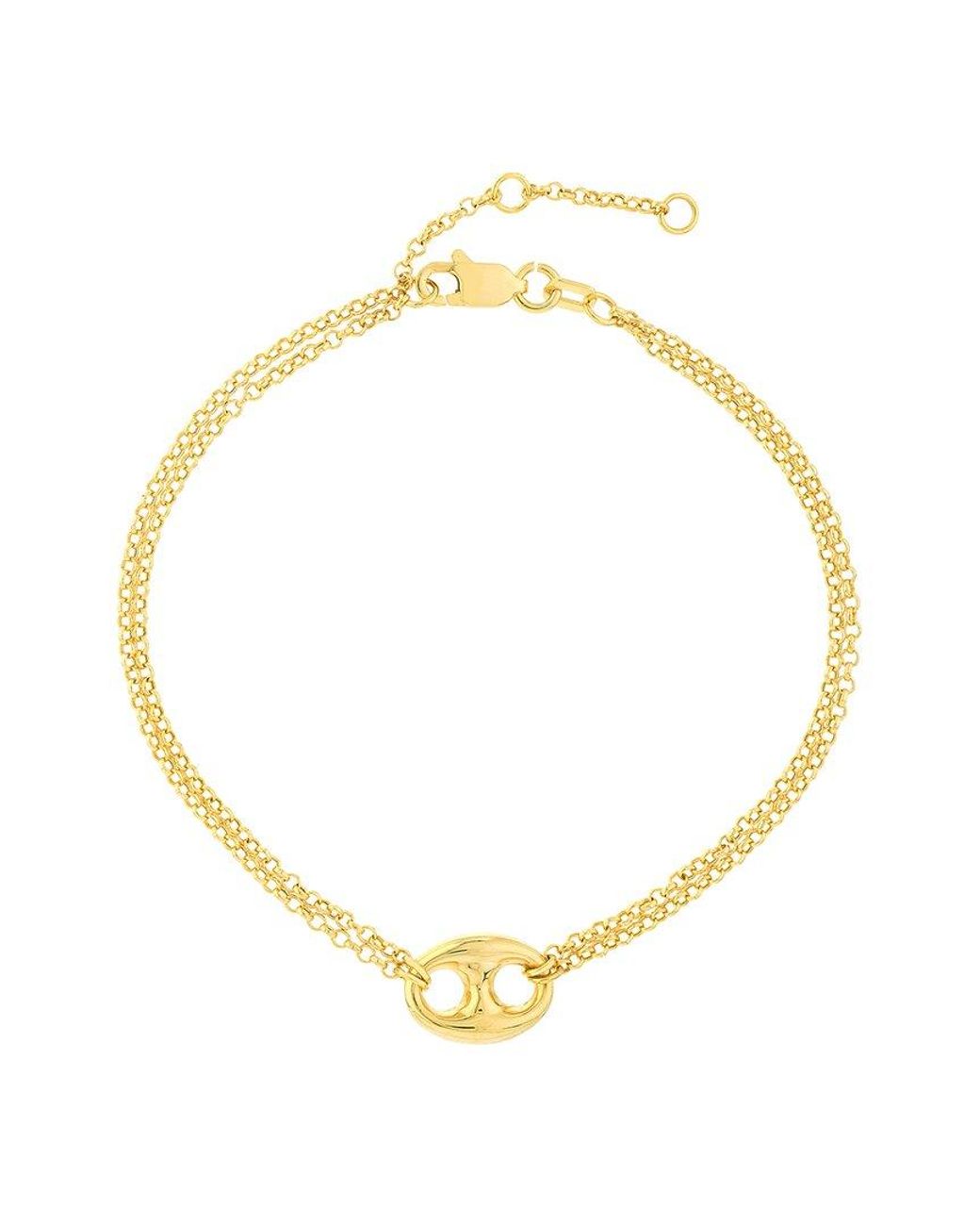 HAWLEY ST Metallic 14K Mariner Bracelet