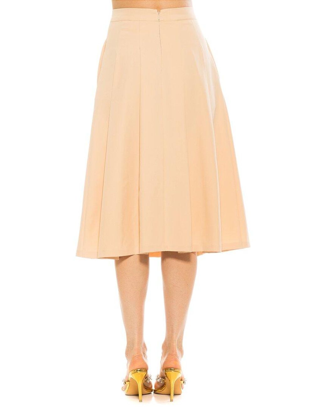 Alexia Admor Natural Illia Midi Skirt