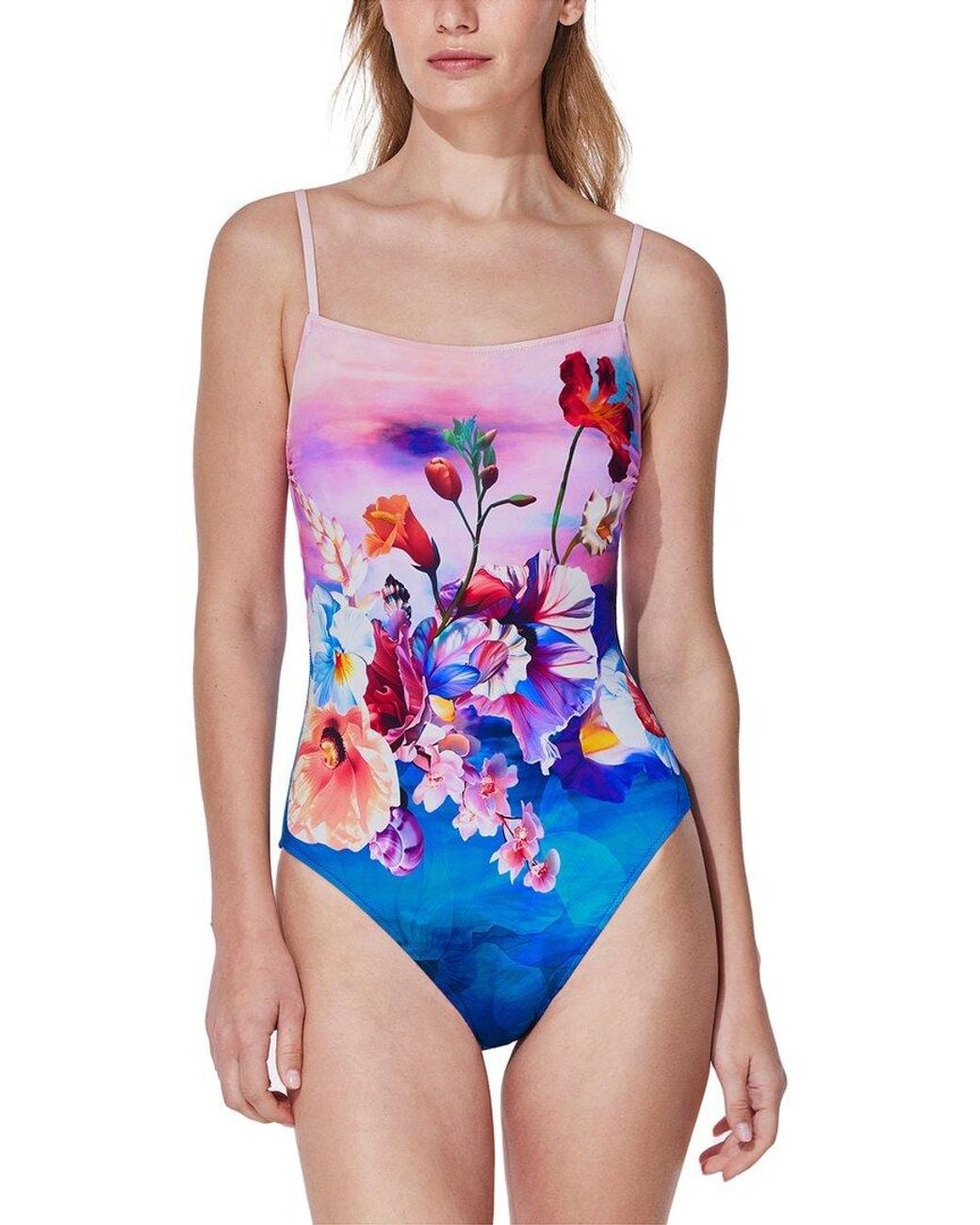 Gottex Blue Under The Sea Swimsuit