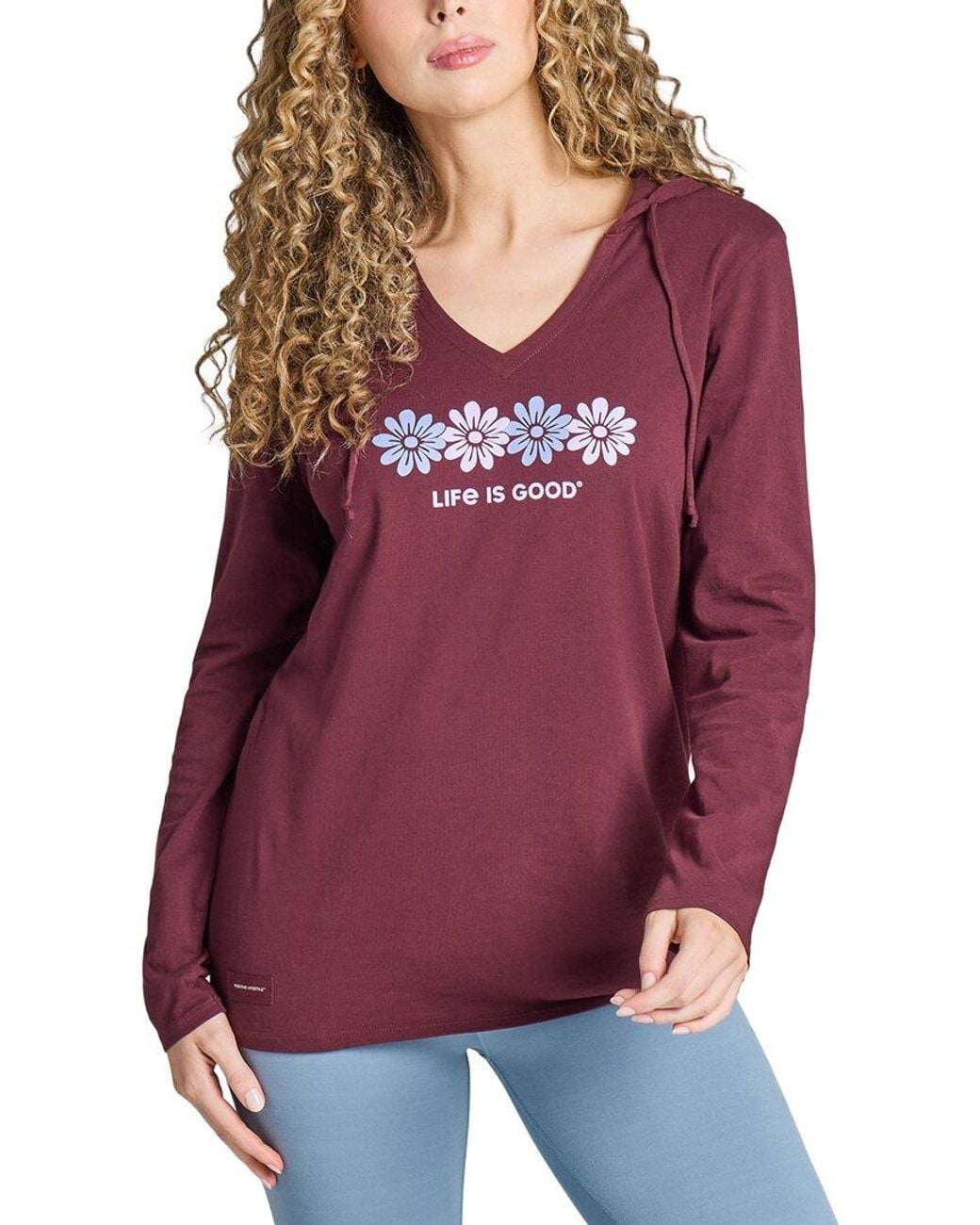 Life Is Good. Purple Crusher Lite T-Shirt